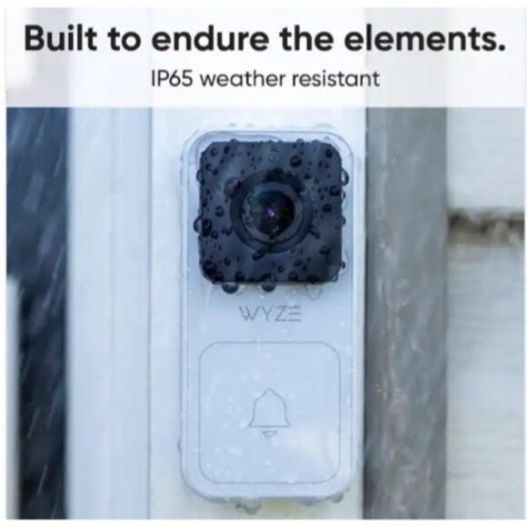 Wyze Video Doorbell Wired Chime Included 1080p HD Video 3:4 Aspect Camera C1 - Picture 6 of 6